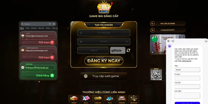 Tại sao liên hệ chính xác với HitClub lại quan trọng?